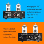 LINEPAUDIO A962 HiFi 6J9 真空管パワーヘッドホンアンプ USB ASIO サウンドカード、A962