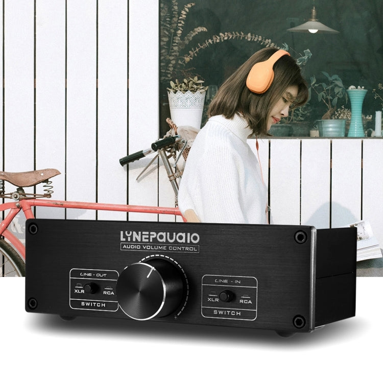 LINEPAUDIO A967 フルバランスパッシブプリアンプ アクティブスピーカー 2チャンネルボリュームコントローラー、A967