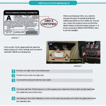 A200 OBD2 3.5 inch Vehicle-mounted Head Up Display Security System, Support Car Speed / Engine Revolving Speed Display / Water Temperature / Voltage, A200