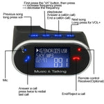 630C 鶏の脚形状カーオーディオラジオ MP3オーディオプレーヤー Bluetoothハンズフリーカーキット FMトランスミッター 630C