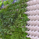 植物壁 垂直屋内および屋外バルコニー壁掛け花鉢 創造的な樹脂プラスチック製花鉢の組み合わせ 取り外し可能な鉢付き