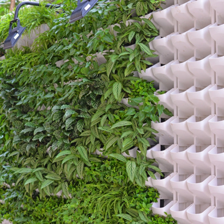 植物壁 垂直屋内および屋外バルコニー壁掛け花鉢 創造的な樹脂プラスチック製花鉢の組み合わせ 取り外し可能な鉢付き