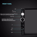7010B HD 2 Din 7 inch Car Bluetooth Radio Receiver MP5 Player, Support FM & USB & TF Card, 7010B