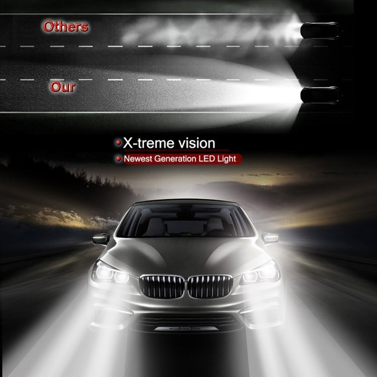 2pcs 9007 18W 1800LM 6000K Waterproof IP68 Car Auto LED Headlight with 2 COB LED Lamps, DC 9-36V, 9007