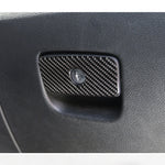 Car Front Passenger Seat Storage Box Carbon Fiber Decorative Sticker for Jeep Grand Cherokee 2011-2018, Front Passenger Seat Storage Box