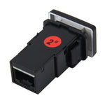 Car Fog Light Lamp Indicator 5 PIN On and Off Button Switch Control Auto Car Fog Light 5 Pin Switch On-Off Button Switch for Toyota, Small Size: 5*2.2*1.7cm, Without Cable