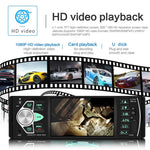 SWM-4022D HD 4.1インチ 12V 汎用車載ラジオ受信機 MP5プレーヤー FM＆Bluetooth＆TFカード対応 リモコン付き SWM-4022D