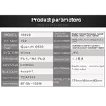 SWM-4022D HD 4.1インチ 12V 汎用車載ラジオ受信機 MP5プレーヤー FM＆Bluetooth＆TFカード対応 リモコン付き SWM-4022D