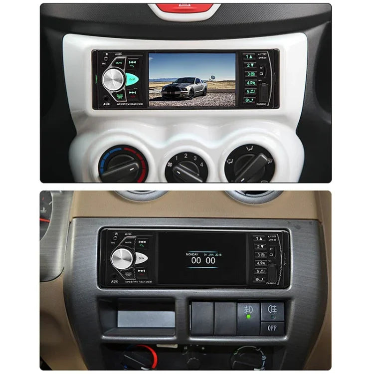 SWM-4022D HD 4.1インチ 12V 汎用車載ラジオ受信機 MP5プレーヤー FM＆Bluetooth＆TFカード対応 リモコン付き SWM-4022D