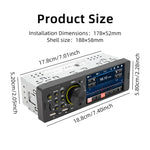 SWM-7805C 4.1インチタッチスクリーン ユニバーサルカーラジオ受信機 MP5プレーヤー、FM＆Bluetooth＆TFカード対応、リモコン付き、SWM-7805C