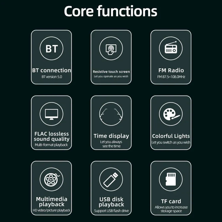SWM-7805C 4.1インチタッチスクリーン ユニバーサルカーラジオ受信機 MP5プレーヤー、FM＆Bluetooth＆TFカード対応、リモコン付き、SWM-7805C