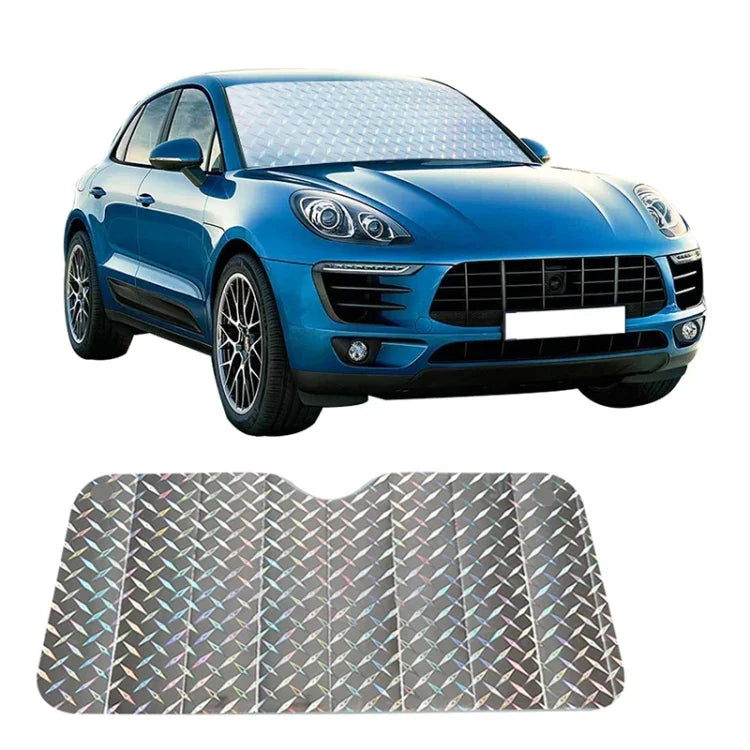SUV用サンシェード カー フロントウィンドウバイザーカバー 日よけ UV保護 サイズ：140 x 75cm、140*75cm