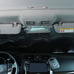 サンシェード 3区画 車用フロントウィンドシールドバイザーカバー 前窓用日よけ UV保護 サイズ：140 x 70cm、140*70cm