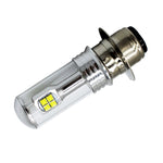 Motorcycle Headlights 750LM 6000K White H6M/P15D 40W 8-LED Bulbs, DC 12-24V, H6M/P15D