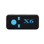 HQX6 Car Bluetooth V4.1 Audio Music Player Receiver Adapter, Support Wireless Hands-free & TF Card & USB Charge, HQX6