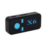 HQX6 Car Bluetooth V4.1 Audio Music Player Receiver Adapter, Support Wireless Hands-free & TF Card & USB Charge, HQX6