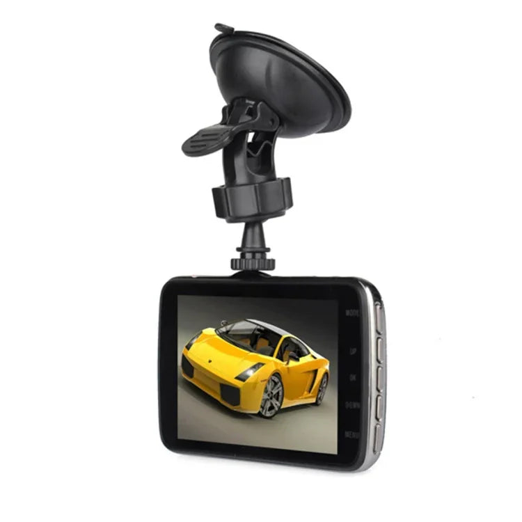 4インチHDビデオ録画HDディスプレイ車載レコーダー別F2.0カメラ付き、12MP 170度広角/リアビューループ録画/Gセンサー録画/WDRフルHD/フロントカメラ1080P/リアカメラ720P/32G TFカード対応、4インチ