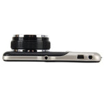 4インチHDビデオ録画HDディスプレイ車載レコーダー別F2.0カメラ付き、12MP 170度広角/リアビューループ録画/Gセンサー録画/WDRフルHD/フロントカメラ1080P/リアカメラ720P/32G TFカード対応、4インチ