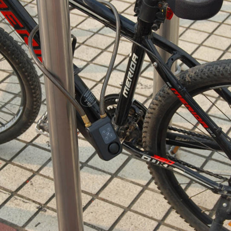 自転車用パスワードアラームIP44防水防犯振動アラーム