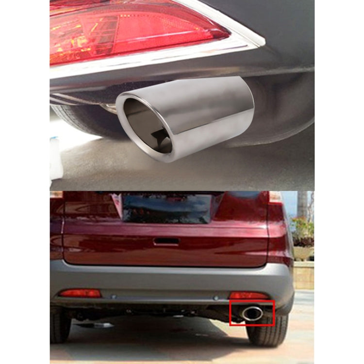 Car Styling Stainless Steel Exhaust Tail Muffler Tip Pipe for VW Volkswagen 1.6T Swept Volume, 1.6T