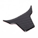 Carbon Fiber Steering Wheel Cover Trim Decal Interior DIY Decorative Sticker for Honda Civic 10th Gen 2016-2019, Steering Wheel