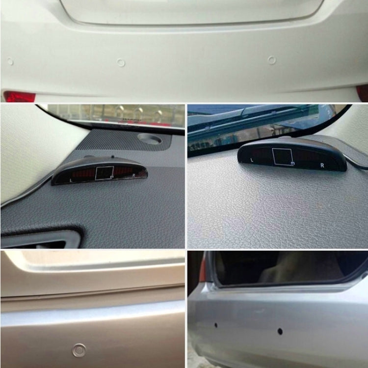Car Buzzer Reverse Backup Radar System - Premium Quality 4 Parking Sensors Car Reverse Backup Radar System with LCD Display