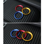 Car Engine Start Key Push Button Ring Trim Aluminum Alloy Sticker Decoration for Mazda, For Mazda