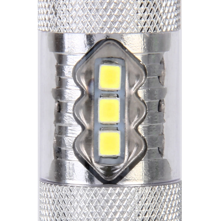 2 PCS P13W DC 12V 5W 250LM Auto Car Fog Lights with 16 SMD-2835 LED Bulbs (White Light), P13W