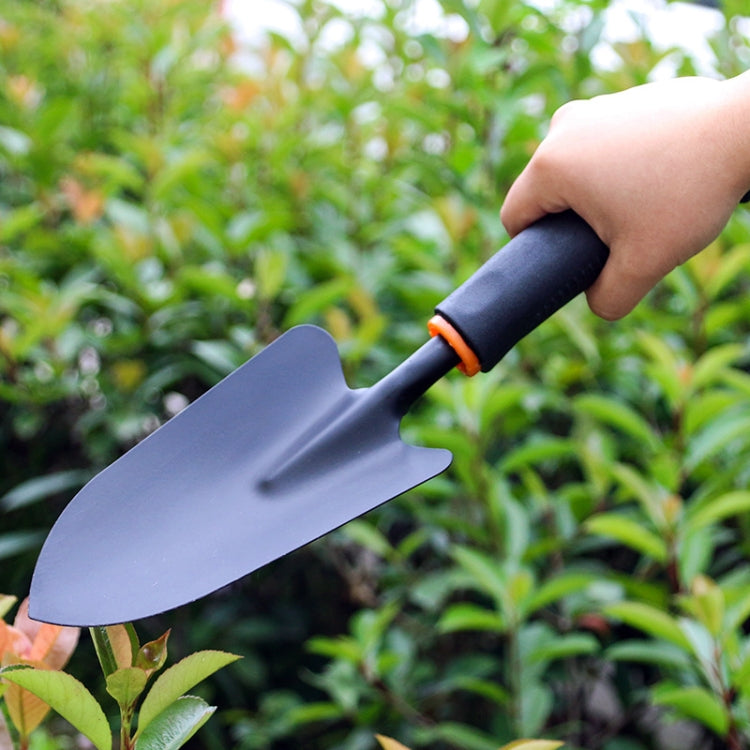 園芸用具 植え付け 掘削用 長いプラスチックハンドル アイアンショベル、ショベル