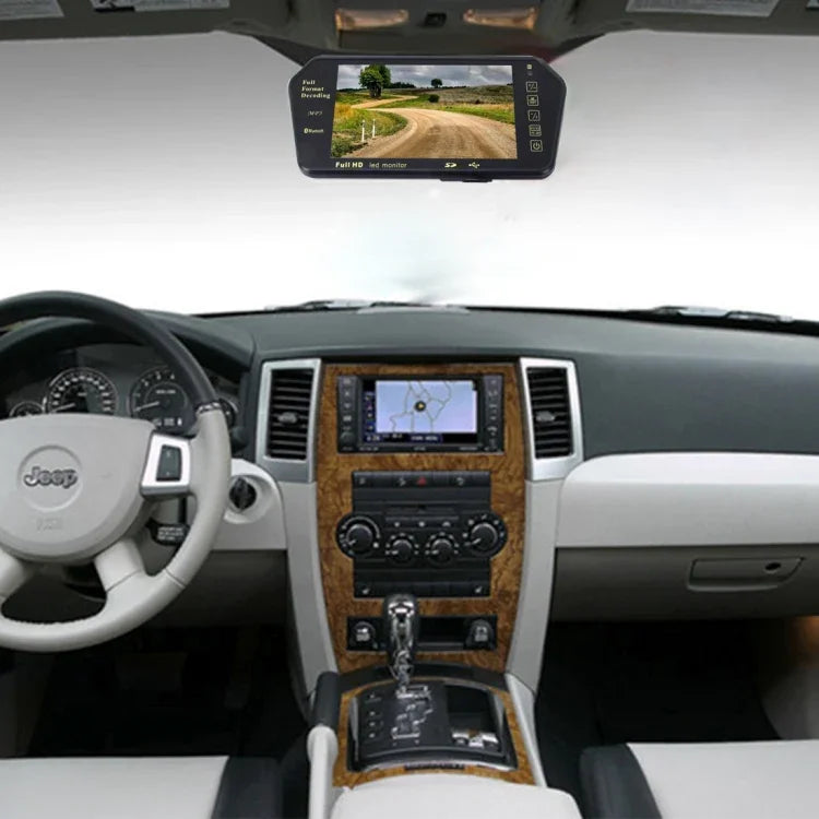 7インチ 480*234 リアビュー TFT-LCD カラーカー モニター Bluetooth MP5プレーヤー付き、リバース自動画面機能対応、7インチ 480*234