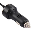 Nintendo Switch用 2.4A USB-C / Type-C トラベル充電車載チャージャーアダプター、ケーブル長：2m（ブラック）、車載チャージャーアダプター