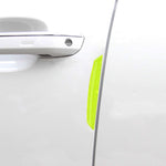 4 PCS Universal Car Door Anti-collision Strip Protection Guards Trims Stickers, 4 PCS