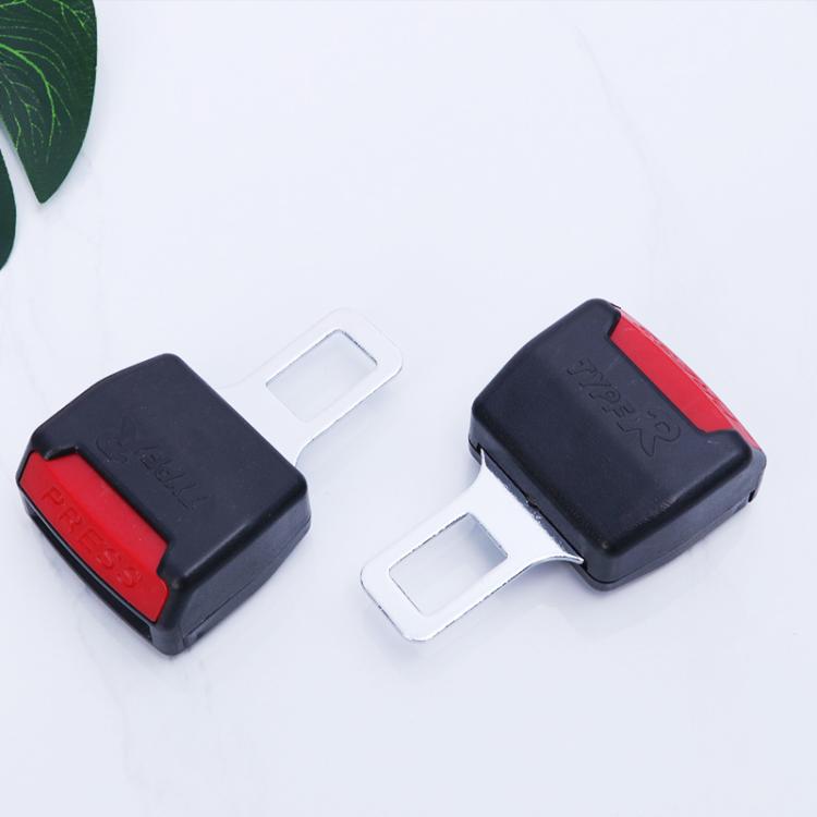 2 PCS RS-01 Universal Car Seat Belt Extension Buckle, Black