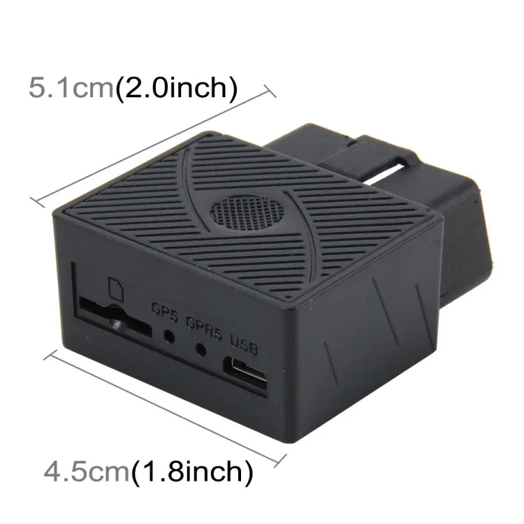 OBD GPS車両位置特定装置（GPS+2G GSM+SMS / GPRS）クアッドバンドシステム 電子フェンス＆SMSによる位置照会対応、OBD GPS