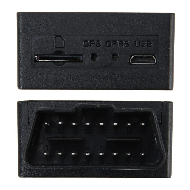 OBD GPS車両位置特定装置（GPS+2G GSM+SMS / GPRS）クアッドバンドシステム 電子フェンス＆SMSによる位置照会対応、OBD GPS