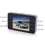 K6000 2.3インチ 90度広角 フルHD 720P ビデオカーDVR、TFカード対応（最大32GB）/ 動体検知、2つのナイトビジョン補助ライト付き、K6000