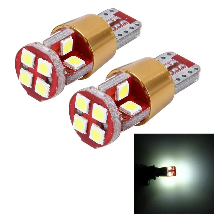 2個セット T10 3W 定電流車用クリアランスライト 12個SMD-3030ランプ付き、DC 9-18V、12個SMD-3030ランプ