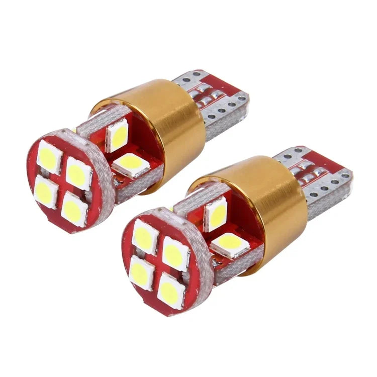 2個セット T10 3W 定電流車用クリアランスライト 12個SMD-3030ランプ付き、DC 9-18V、12個SMD-3030ランプ