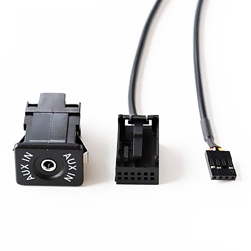 AUX Interface +  Wiring Hardness for Ford Fiesta / Focus / Mondeo / PUMA / MK2 / MK3 / S-MAX, Cable Length: 1.5m, Ford Fiesta / Focus