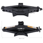 Upright ST-103D Heavy Duty Stabilizer Scissor Jack with Handle Lift Levelers 2000 Pound (1 Ton) Capacity Each - 10 to 35 CM Range, 1T Jack with Handle