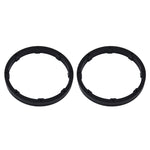 2 PCS 6.5 inch Car Auto ABS  Loudspeaker Base Protection Solid Cover Holder Mat, Inner Diameter: 14.5cm, Universal 6.5 inch