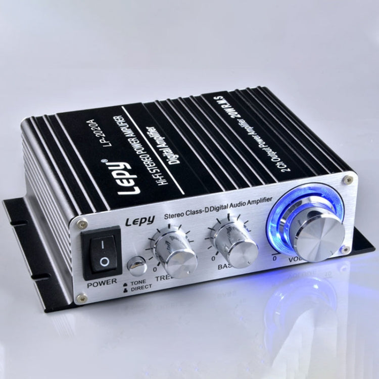 LP-2020A 車載／家庭用HIFIアンプ オーディオ MP3対応 UKプラグ 3A電源付、UKプラグ