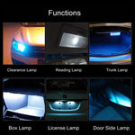 2 PCS 36mm DC12V / 1.5W / 6000K / 100LM 30LEDs SMD-3014 Car License Plate Light / Dome Light, with Decoder, 1.5W 36mm
