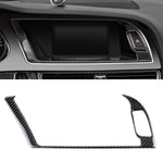 Car Carbon Fiber Navigation Outer Frame Decorative Sticker for Audi A4L / A5 / Q5 2009-2016, Navigation Outer Frame