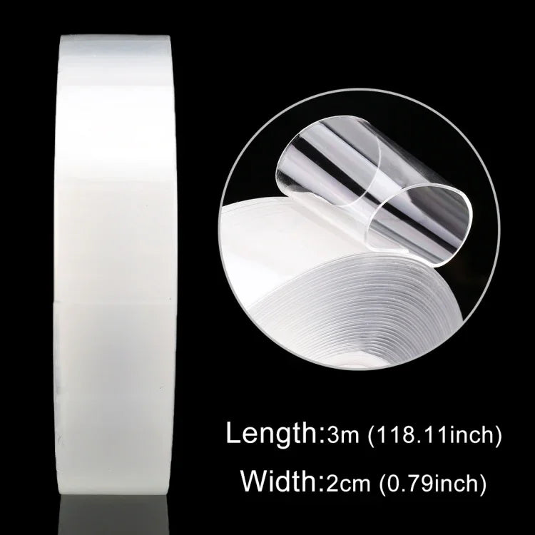 アクリルラバー キッチン・バスルーム用 防水・防湿テープ 防カビステッカー サイズ: 2cm x 3m, 厚さ: 0.5mm, 2cm x 3m