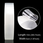 アクリルラバー キッチン・バスルーム用 防水・防湿テープ 防カビステッカー サイズ: 5cm x 10m, 厚さ: 0.5mm, 5cm x 10m