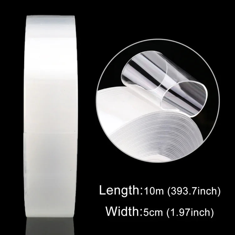 アクリルラバー キッチン・バスルーム用 防水・防湿テープ 防カビステッカー サイズ: 5cm x 10m, 厚さ: 0.5mm, 5cm x 10m