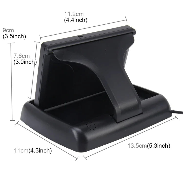 Foldable 4.3 inch Digital TFT LCD Car High Definition Monitor, Support Reverse Automatic Screen Function, Foldable 4.3 inch