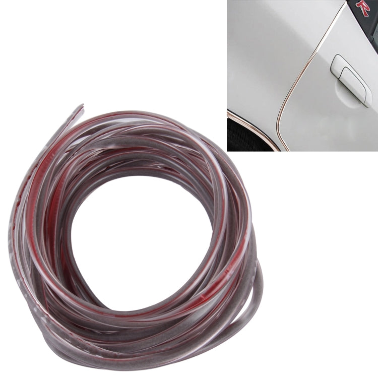 5m Car Decorative Strip PVC Chrome Decoration Strip Door Seal Window Seal, Black, Grey, Blue, Red, Transparent, White