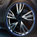 Universal Decorative Scratchproof Stickup 8M Flexible Car Wheel Hub TRIM Mouldings Shining Decoration Strip, 8m Shining, 8m